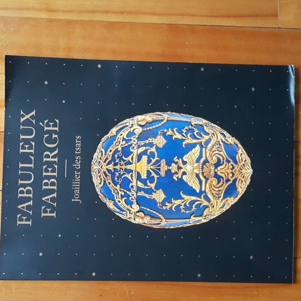 Book soft cover on Faberge Eggs